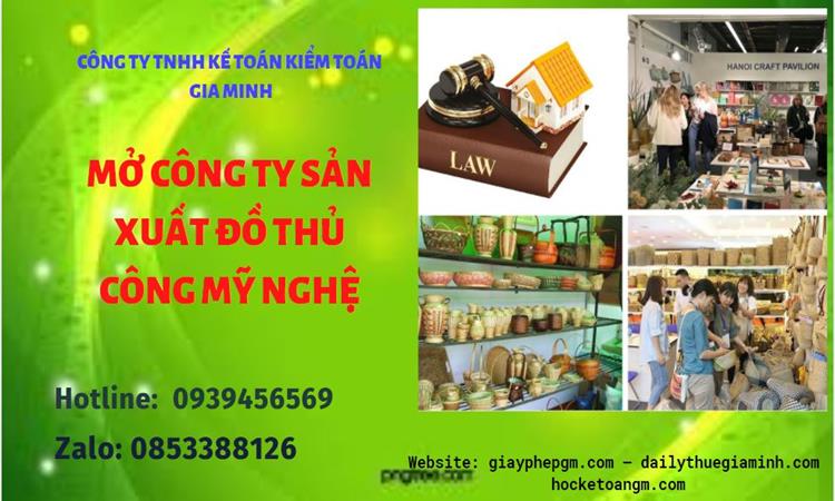 Mở công ty xuất khẩu đồ thủ công mỹ nghệ tại Ninh Bình