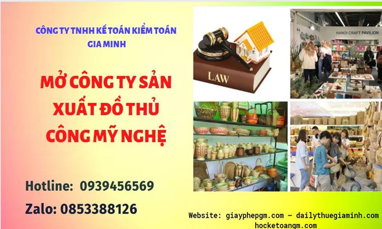 Mở công ty xuất khẩu đồ thủ công mỹ nghệ tại Phú Quốc