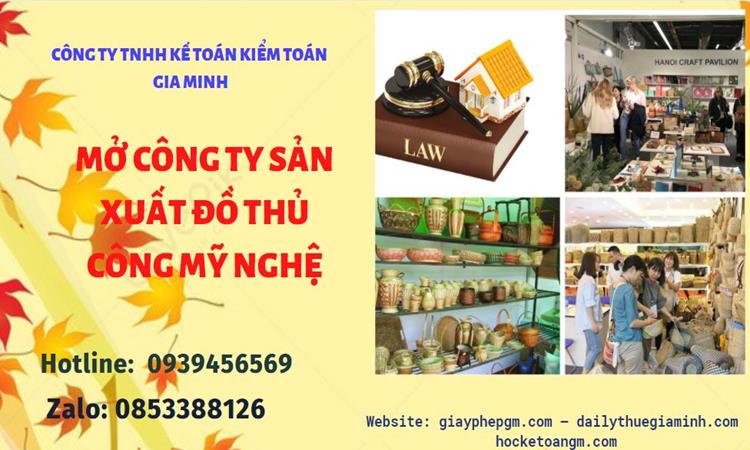 Mở công ty xuất khẩu đồ thủ công mỹ nghệ tại Quận 3