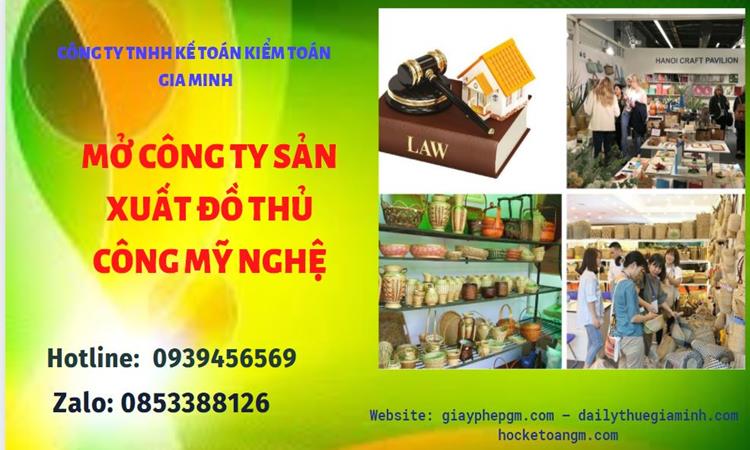 Mở công ty xuất khẩu đồ thủ công mỹ nghệ tại Quận 6