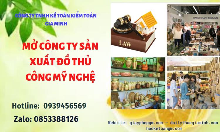 Mở công ty xuất khẩu đồ thủ công mỹ nghệ tại Quận 9