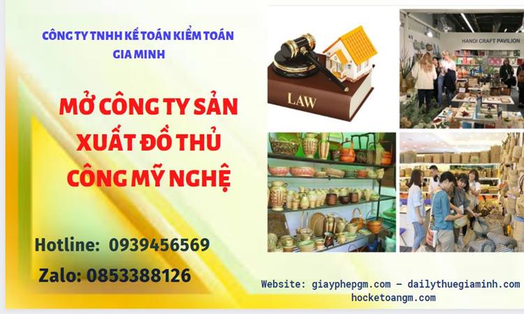 Mở công ty xuất khẩu đồ thủ công mỹ nghệ tại Quận Bình Thạnh