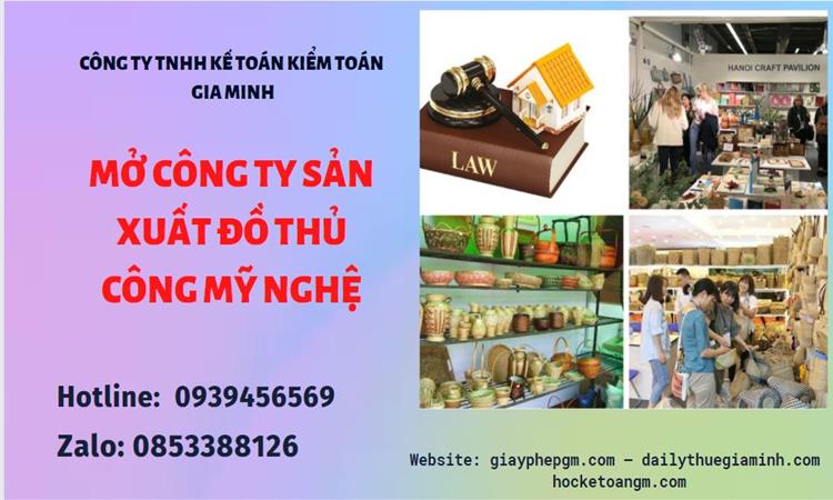 Mở công ty xuất khẩu đồ thủ công mỹ nghệ tại Quận Bình Thủy