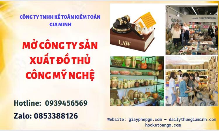 Mở công ty xuất khẩu đồ thủ công mỹ nghệ tại Quận Đống Đa