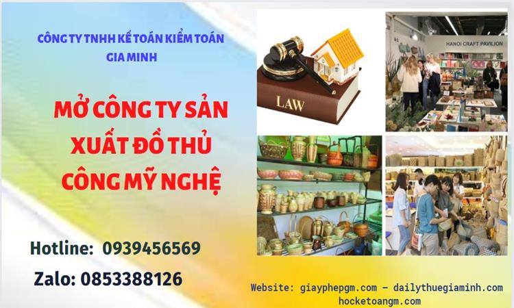 Mở công ty xuất khẩu đồ thủ công mỹ nghệ tại Quận Gò Vấp