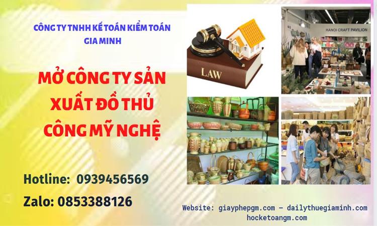 Mở công ty xuất khẩu đồ thủ công mỹ nghệ tại Quận Hà Đông