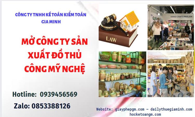 Mở công ty xuất khẩu đồ thủ công mỹ nghệ tại Quận Tân Bình