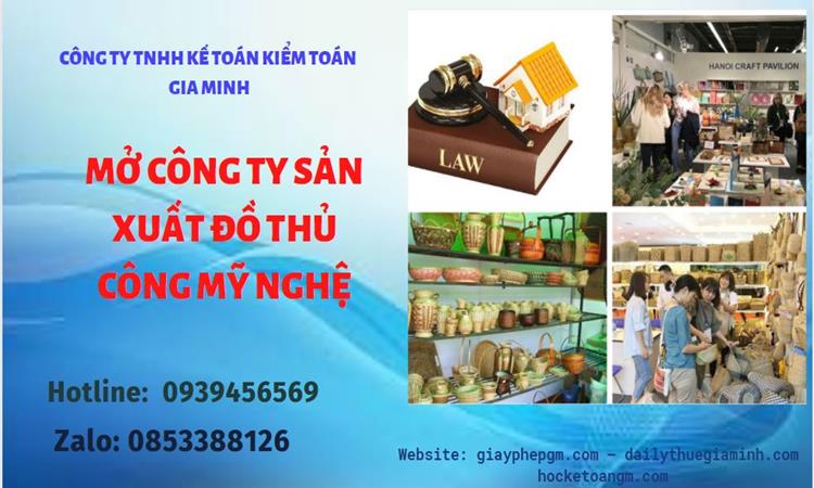 Mở công ty xuất khẩu đồ thủ công mỹ nghệ tại Quận Tân Phú