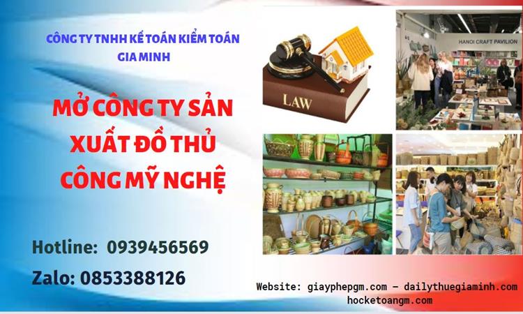 Mở công ty xuất khẩu đồ thủ công mỹ nghệ tại Quảng Bình