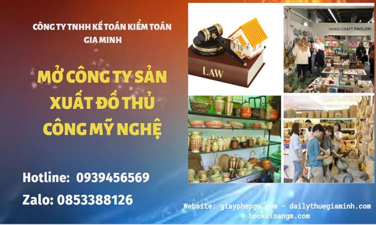 Mở công ty xuất khẩu đồ thủ công mỹ nghệ tại Quảng Nam