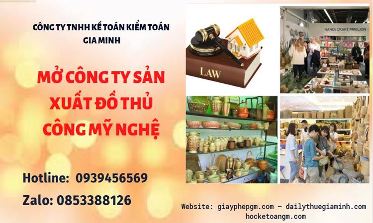 Mở công ty xuất khẩu đồ thủ công mỹ nghệ tại Quảng Trị