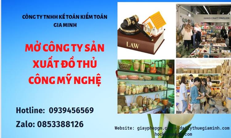 Mở công ty xuất khẩu đồ thủ công mỹ nghệ tại Thành Phố Cần Thơ