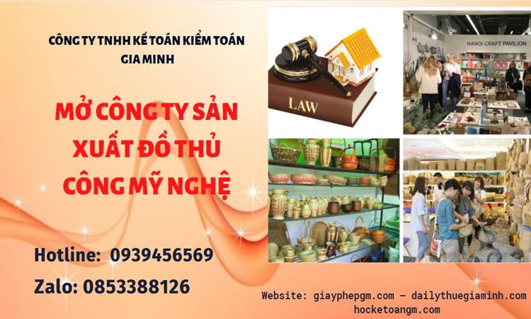 Mở công ty xuất khẩu đồ thủ công mỹ nghệ tại Quận Hải Châu