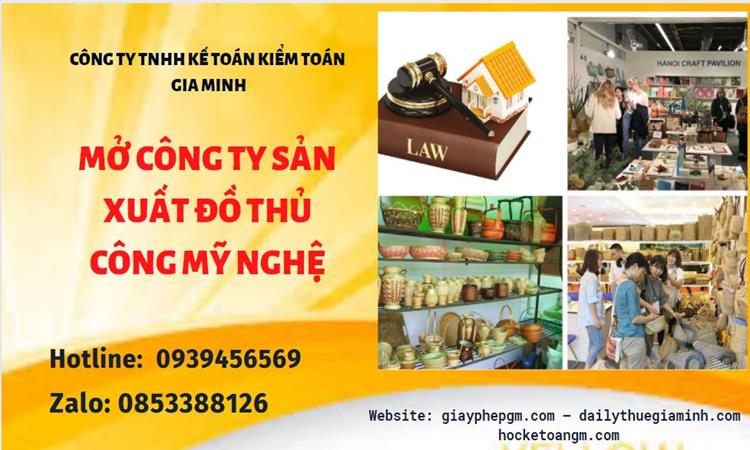 Mở công ty xuất khẩu đồ thủ công mỹ nghệ tại TP Hải Phòng