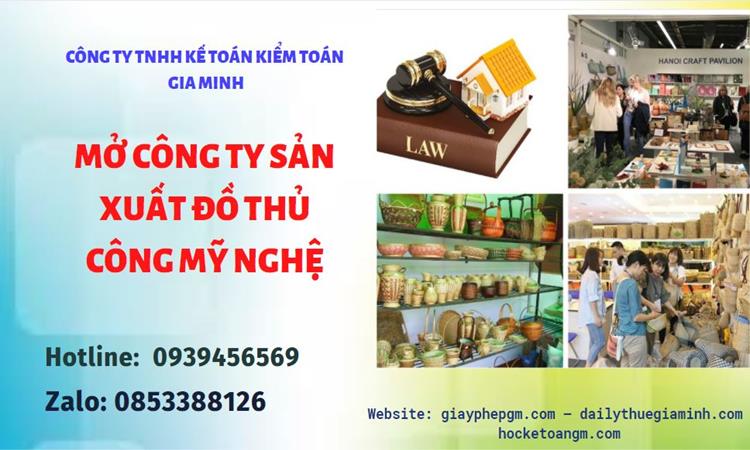 Mở công ty xuất khẩu đồ thủ công mỹ nghệ tại TP Hồ Chí Minh