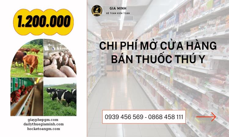 Thủ tục mở cửa hàng bán thuốc thú y 5 Mở cửa hàng bán thuốc thú y tốn bao nhiêu tiền