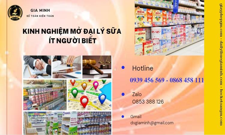 KINH NGHIỆM MỞ ĐẠI LÝ SỮA ÍT NGƯỜI BIẾT 4 Kinh nghiệm mở đại lý sữa ít người biết