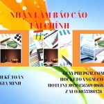 Nhận làm báo cáo tài chính ở Huyện Quốc Oai 