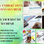 Nhận làm báo cáo tài chính ở TP Cần Thơ 