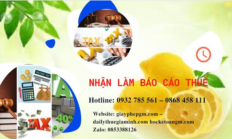 NHẬN LÀM BÁO CÁO THUẾ HÀNG THÁNG GIÁ RẺ TẠI HUYỆN PHÚ XUYÊN 8 Thủ tục nhận làm báo cáo thuế hàng tháng giá rẻ tại Huyện Phú Xuyên