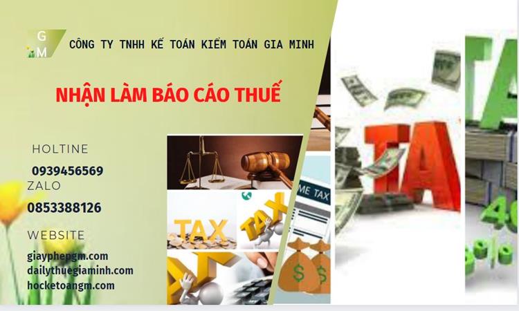 NHẬN LÀM BÁO CÁO THUẾ HÀNG THÁNG GIÁ RẺ TẠI HUYỆN SÓC SƠN 8 Thủ tục nhận làm báo cáo thuế hàng tháng giá rẻ tại Huyện Sóc Sơn