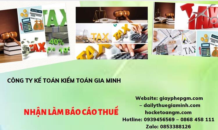 NHẬN LÀM BÁO CÁO THUẾ HÀNG THÁNG GIÁ RẺ TẠI QUẬN HÀ ĐÔNG 8 Thủ tục nhận làm báo cáo thuế hàng tháng giá rẻ tại Quận Hà Đông