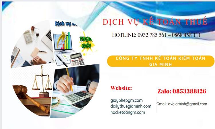 Dịch vụ kế toán thuế hàng tháng tại Bến Tre 5 Nhận làm báo cáo thuế hàng tháng tại Bến Tre giá rẻ
