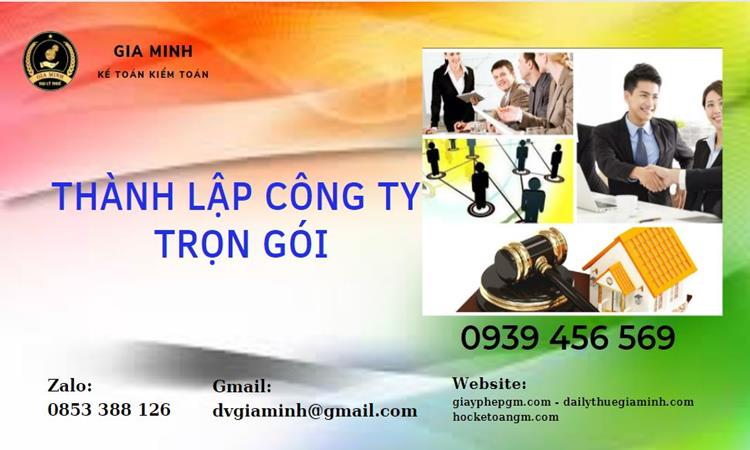 Thành lập công ty trọn gói tại Bình Thuận