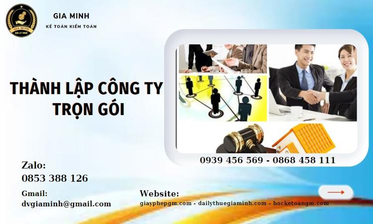 Thành lập công ty trọn gói tại Đà Nẵng