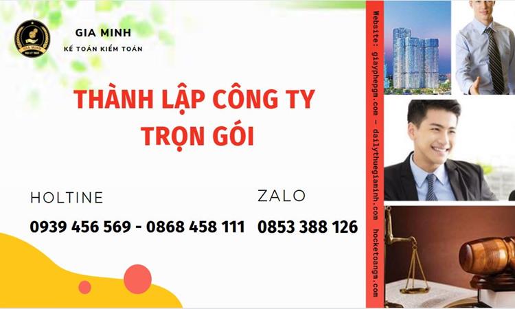 Thành lập công ty trọn gói tại Huyện Hóc Môn