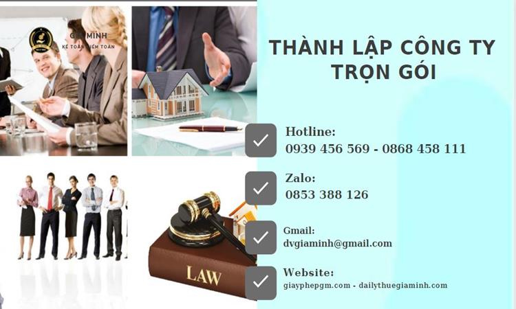 Thành lập công ty trọn gói tại Huyện Phúc Thọ