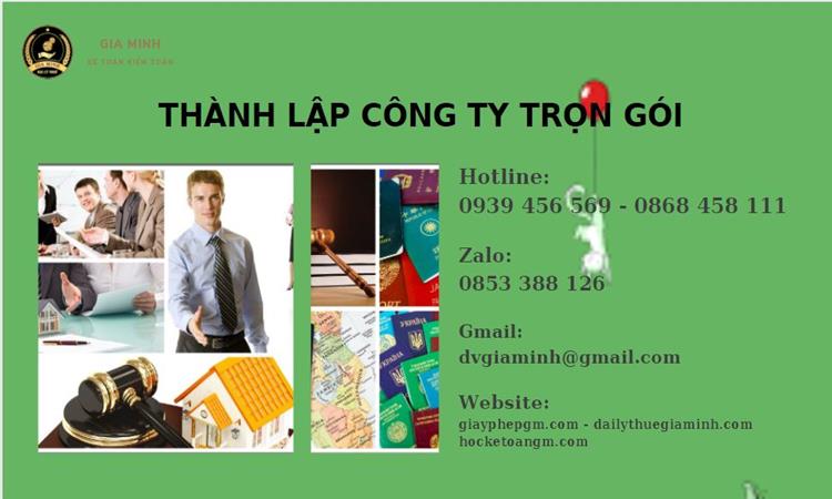 Thành lập công ty trọn gói tại Huyện Từ Liêm