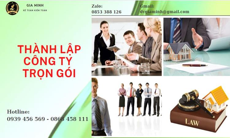 Thành lập công ty trọn gói tại Huyện Ứng Hòa