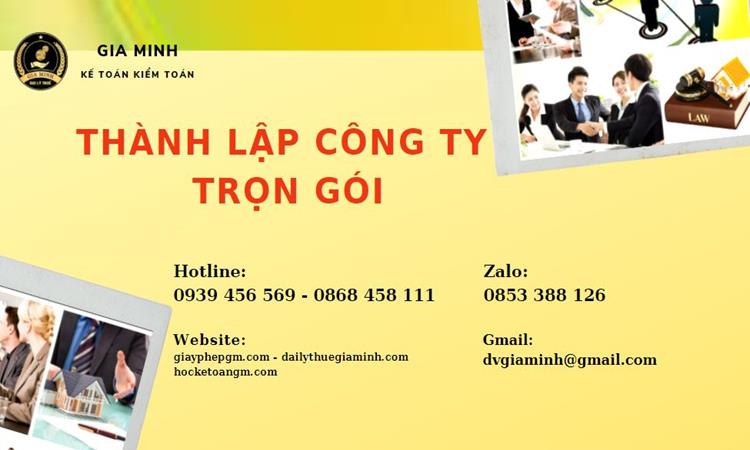 Thành lập công ty trọn gói tại Quận Nam Từ Liêm