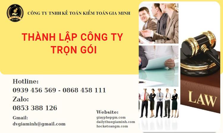 Thành lập công ty trọn gói tại Quận Ninh Kiều