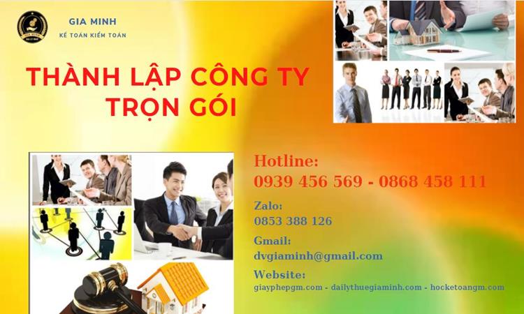 Thành lập công ty trọn gói tại Quận Ô Môn