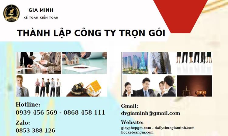 Ở đâu nhận thành lập doanh nghiệp Thái Nguyên