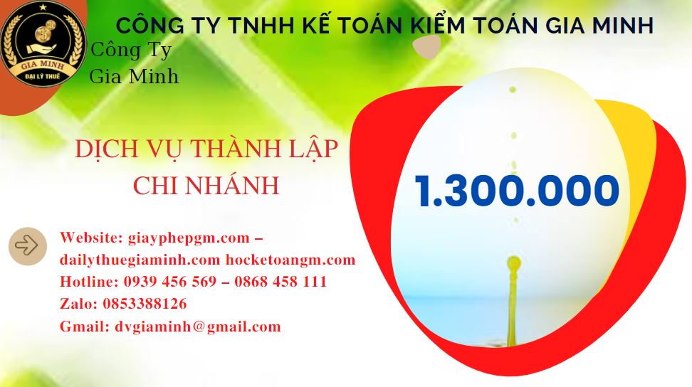 Thành lập chi nhánh công ty giá rẻ tại Bà Rịa Vũng Tàu