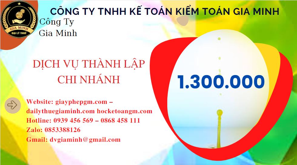 Thành lập chi nhánh công ty giá rẻ tại Bắc Kạn