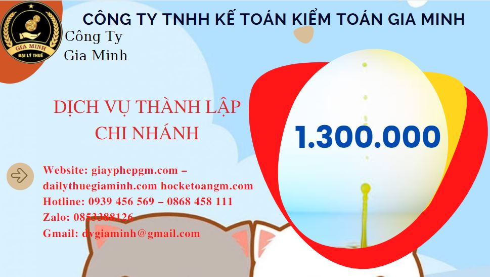 Thành lập chi nhánh công ty giá rẻ tại Bình Thuận