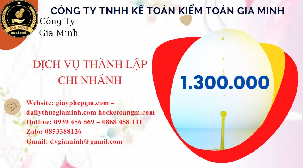 Thành lập chi nhánh công ty giá rẻ tại Đồng Nai