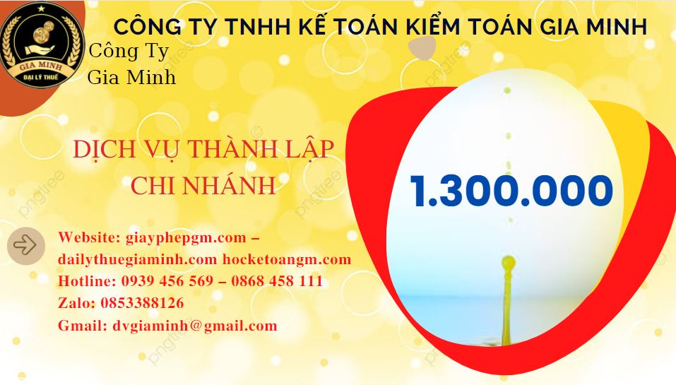 Thành lập chi nhánh công ty giá rẻ tại Huế