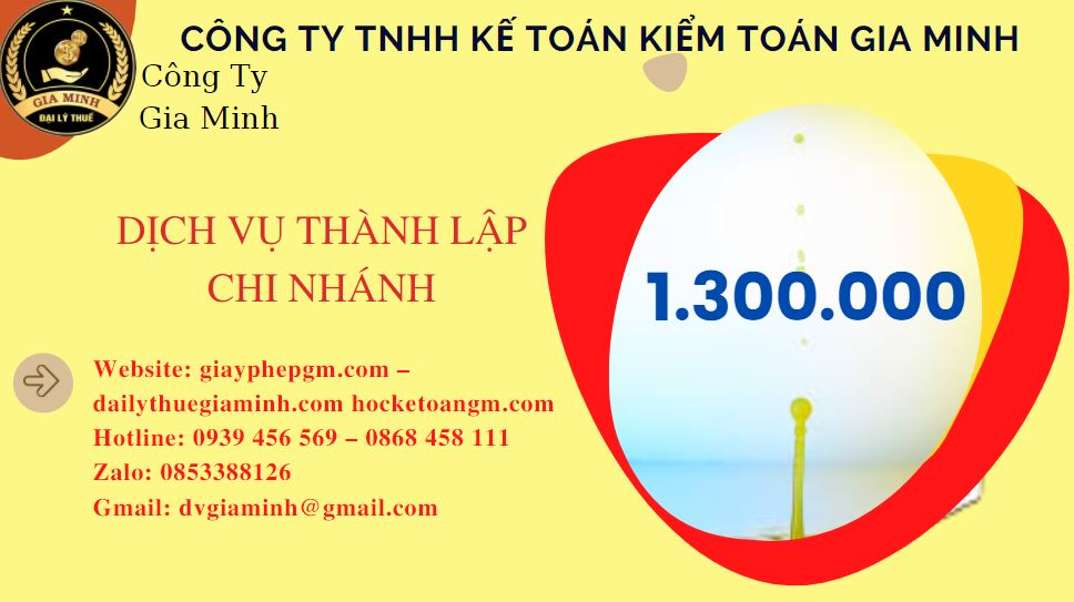 Thành lập chi nhánh công ty giá rẻ tại Huyện Cờ Đỏ