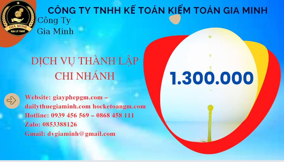 Thành lập chi nhánh công ty giá rẻ tại Huyện Mỹ Đức