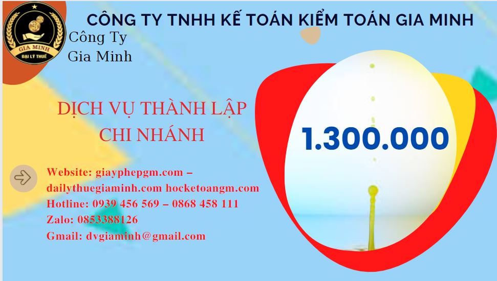 Thành lập chi nhánh công ty giá rẻ tại Huyện Nhà Bè