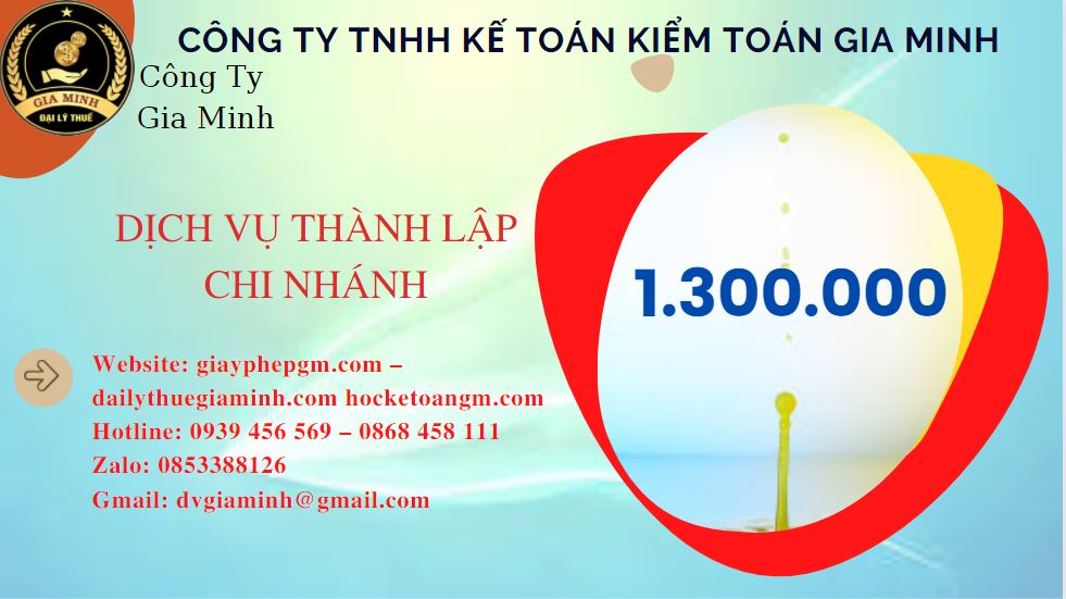 Thành lập chi nhánh công ty giá rẻ tại Huyện Phú Xuyên