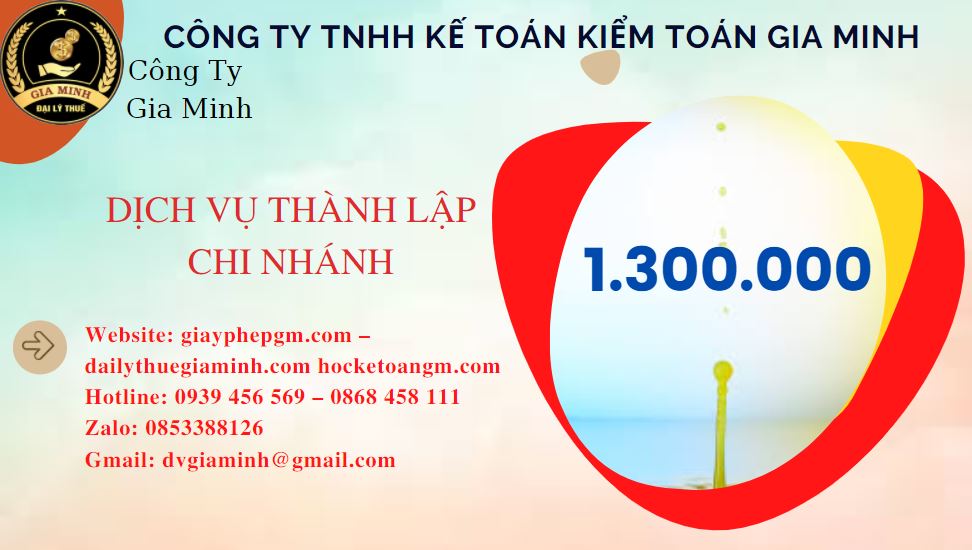 Thành lập chi nhánh công ty giá rẻ tại Huyện Quốc Oai