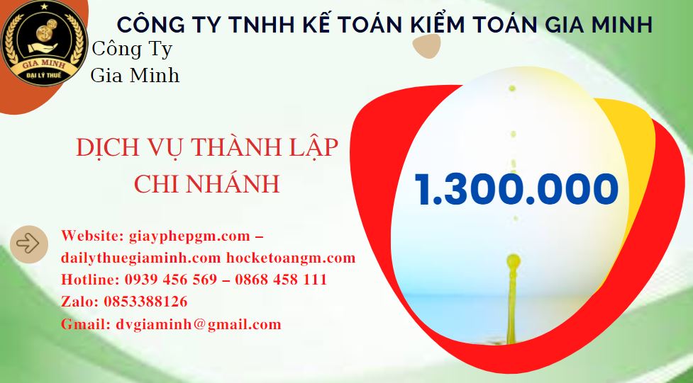 Thành lập chi nhánh công ty giá rẻ tại Kiên Giang