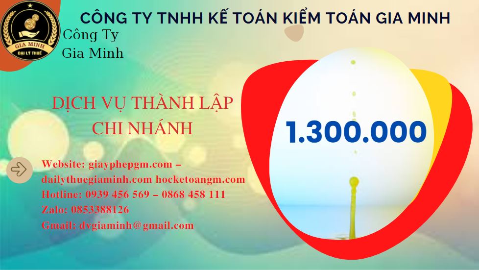 Thành lập chi nhánh công ty giá rẻ tại Ninh Bình