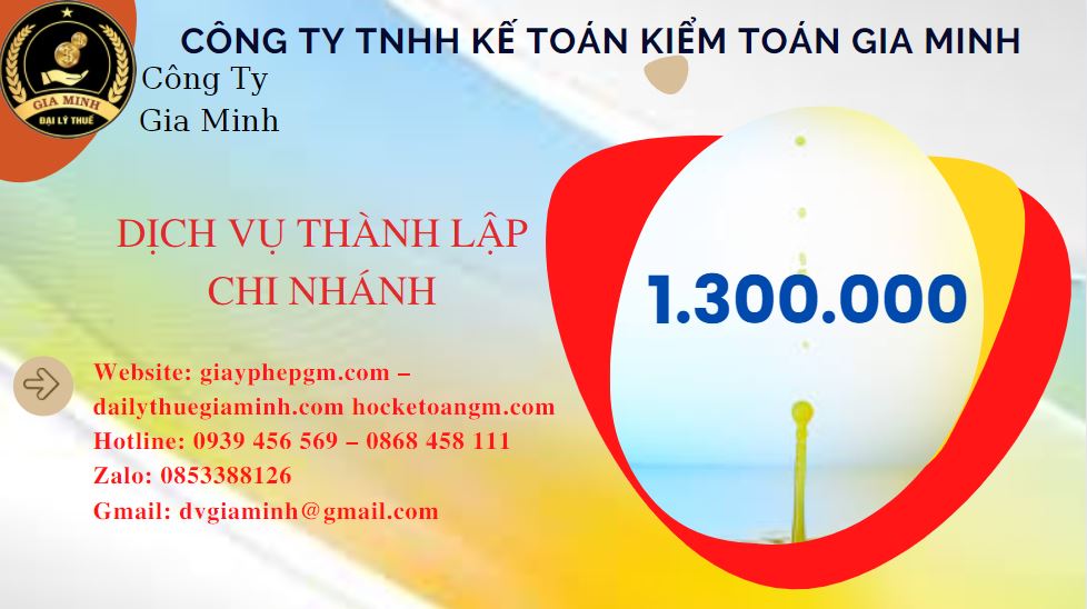 Thành lập chi nhánh công ty giá rẻ tại Quận 10